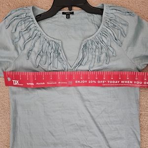 Talbots Turquoise Blouse